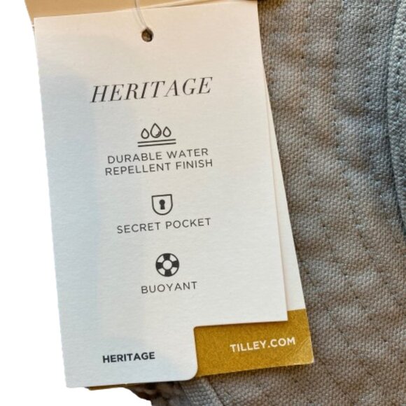 Tilley T3 Wanderer Hat Canvas Unisex 7 1/4 Khaki Green NEW - Picture 10 of 11